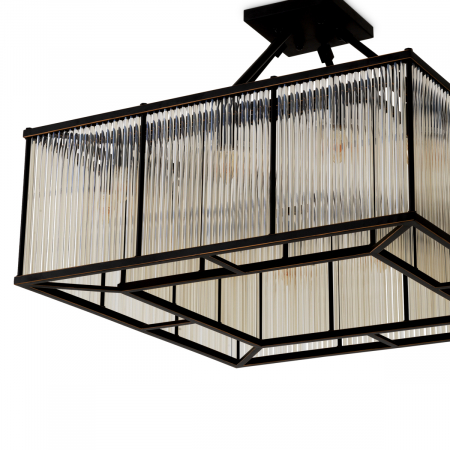   Plafoniera Bernardi Square finisaj bronz accent 118575 EICHHOLTZ [3]