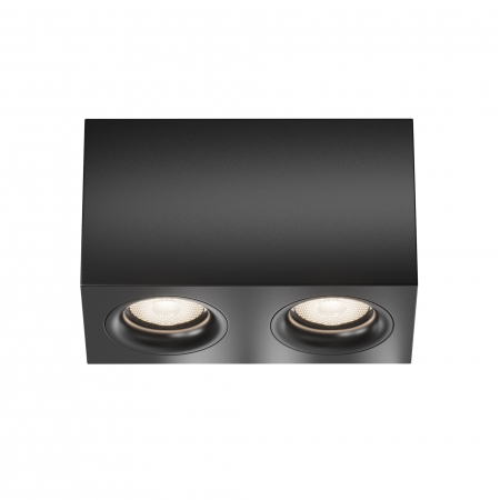 Plafoniera Slim C013CL-02B, 2xGU10, neagra, IP20, Maytoni [1]