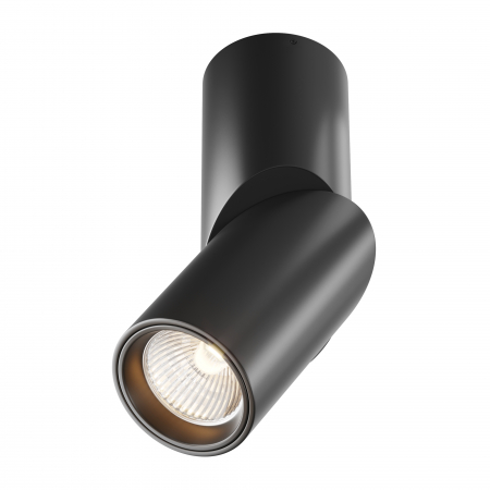 Plafoniere LED - Plafoniera LED Dafne C027CL-L10B, 10W, 800lm, lumina calda, IP20, neagra, Maytoni