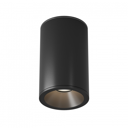 Produse - Plafoniera Zoom C029CL-01-S-B, 1xGU10, neagra, IP65, Maytoni