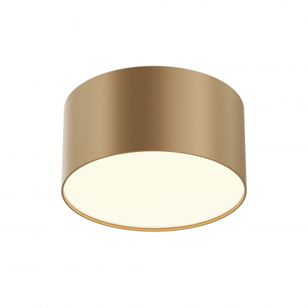 Produse - Plafoniera LED Zon C032CL-12W3K-RD-MG, 12W, 600lm, lumina calda, IP20, aurie mata, Maytoni