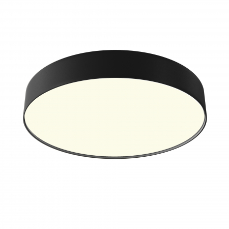 Plafoniere LED - Plafoniera LED Zon C032CL-45W3K-RD-B, 45W, 2540lm, lumina calda, IP20, neagra, Maytoni