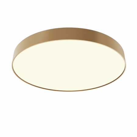 Plafoniere LED - Plafoniera LED Zon C032CL-90W3K-RD-MG, 90W, 7400lm, lumina calda, IP20, aurie mata, Maytoni