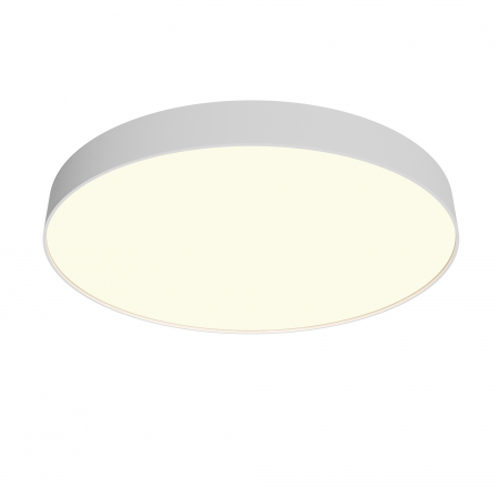 Plafoniere LED - Plafoniera LED Zon C032CL-90W3K-RD-W, 90W, 7400lm, lumina calda, IP20, alba, Maytoni