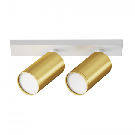 Plafoniera Focus C051CL-U-2WMG, 2xGU10, alba+aurie, IP20, Maytoni [1]
