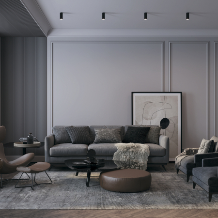 Plafoniera Focus C052CL-01B, 1xGU10, neagra, IP20, Maytoni [1]
