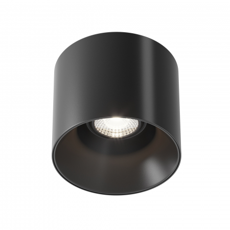 Produse - Plafoniera LED Alfa C064CL-01-15W4K-D-RD-B, dimabila, 15W, 1280lm, lumina neutra, IP20, neagra, Maytoni