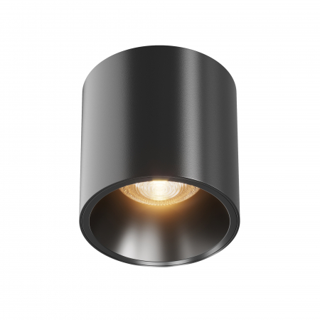 Promotii - Plafoniera LED Alfa C064CL-L12B3K-D, dimabila, 12W, 840lm, lumina calda, IP20, neagra, Maytoni