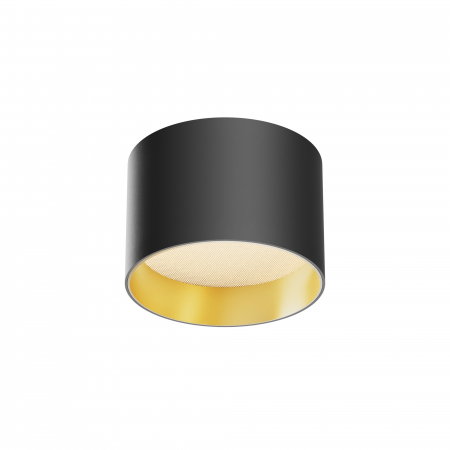 Promotii - Plafoniera LED Vega C089CL-8W3K-BMG, 8W, 580lm, lumina calda, IP20, neagra+aurie, Maytoni