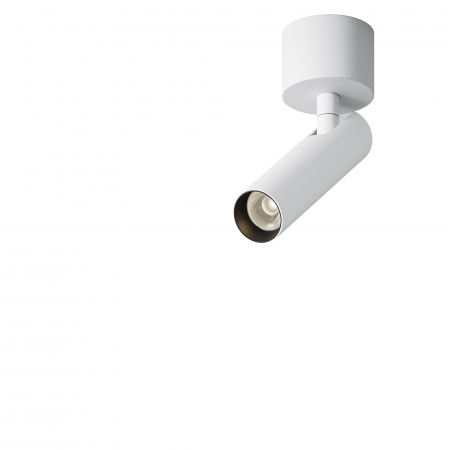 Plafoniere LED - Plafoniera LED Focus T C141CL-L125-6W3K-W, 6W, 280lm, lumina calda, IP20, neagra, Maytoni