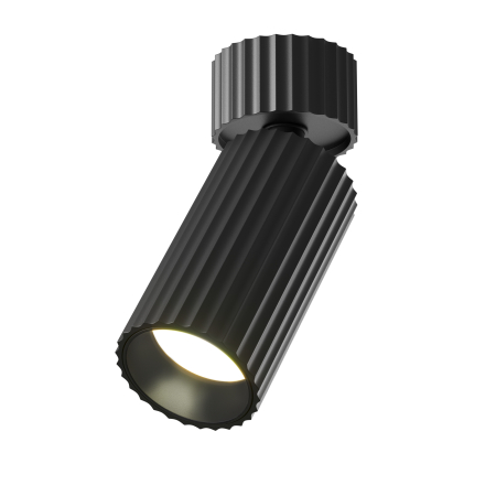 Promotii - Plafonieră Calipso, Aluminiu Negru, 10W, MAYTONI C108CL-01-GU10-B
