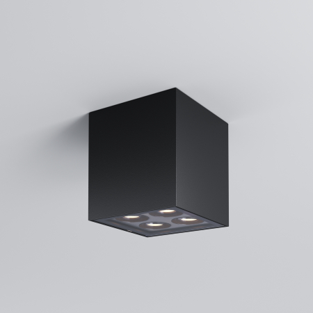 Plafonieră de exterior Ares, Metal și sticlă Grafit, 8W, MAYTONI O309CL-L8GF3K [6]