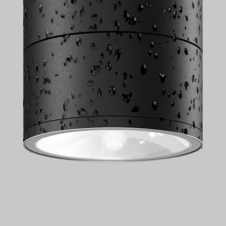 Plafonieră de exterior Spin, Metal și sticlă Grafit, 12W, MAYTONI O310CL-L12GF3K [6]