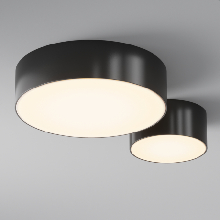 Plafonieră de exterior Zon IP, Aluminiu și plastic Negru, 30W, MAYTONI O431CL-L30B3K [3]