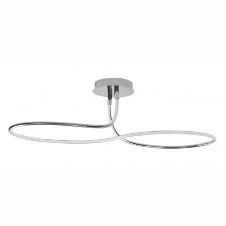 Plafoniera de lux aurie/crom/alba Stina 100 cm, LED dimabil, design modern, 9357087 - Novaluce [16]