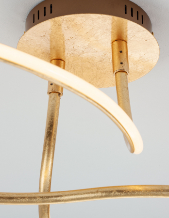 Plafoniera de lux aurie/crom/alba Stina 100 cm, LED dimabil, design modern, 9357087 - Novaluce [15]