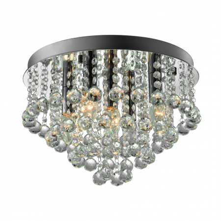 Lustre - Plafoniera design glam ALEX 40 cm metal / sticla, 003064-001679 - Zumaline