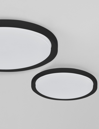 Plafoniera dimabila LED aurie/alba/neagra Berna Ø46/56 cm, metal si acril, design modern, 9053592 - Novaluce [2]