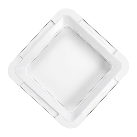 Plafonieră Fanlight 60x60x11 cm, Abs și Acril - Moosee [1]