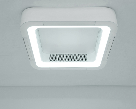 Plafonieră Fanlight 60x60x11 cm, Abs și Acril - Moosee [7]