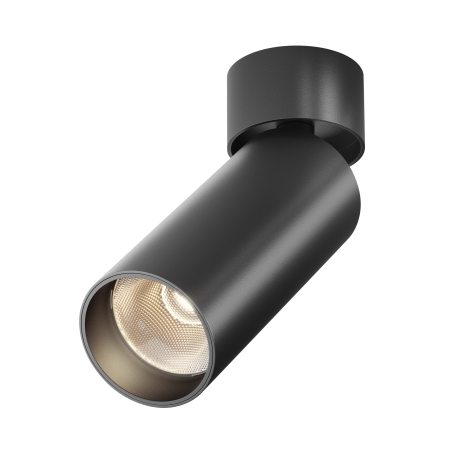 Promotii - Plafonieră FOCUS LED, Aluminiu Negru, 12W, MAYTONI C055CL-L12B3K-W-D-B
