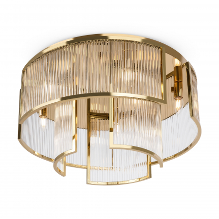Produse - Plafoniera Frame MOD174CL-09G, 9xE14, aurie+transparenta, IP20, Maytoni