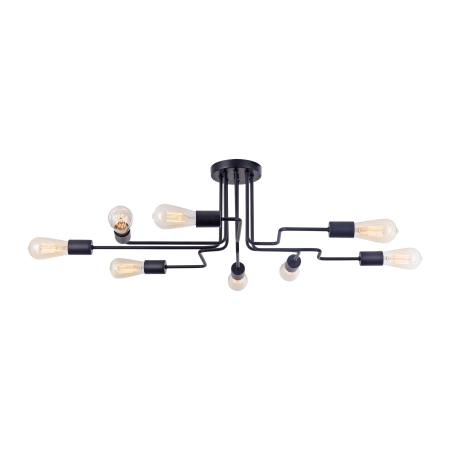 Promotii - Plafonieră Gilbert, Metal Negru, 60W, MAYTONI T532CL-08B