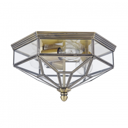 Plafoniera Zeil H356-CL-03-BZ, 3xE27, bronz+transparenta, IP20, Maytoni [2]