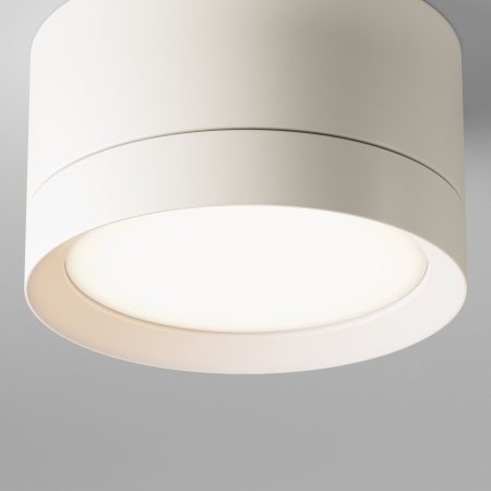 Plafonieră HOOP, Aluminiu și plastic Alb, 12W, MAYTONI C086CL-GX53-SRD-W [6]