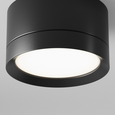 Plafonieră HOOP, Aluminiu și plastic Negru, 12W, MAYTONI C086CL-GX53-SRD-B [5]