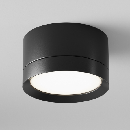 Plafonieră HOOP, Aluminiu și plastic Negru, 12W, MAYTONI C086CL-GX53-SRD-B [3]