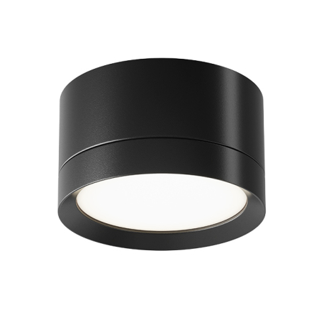Promotii - Plafonieră HOOP, Aluminiu și plastic Negru, 12W, MAYTONI C086CL-GX53-SRD-B