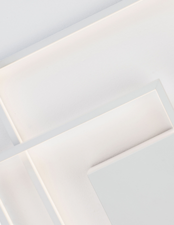 Plafoniera LED dimabila alba/neagra stil minimalist Aina 30/35 cm, forma doua patrate suprapuse, 9364035 - Novaluce [10]