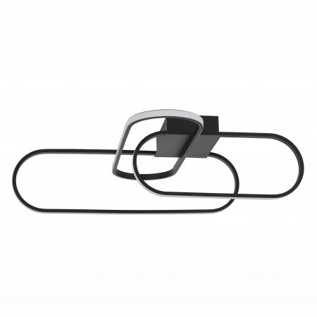 Plafoniera LED dimabila aurie/neagra Nojus 53x66 cm din 3 piese, design modern lux, 9113842 - Novaluce [7]