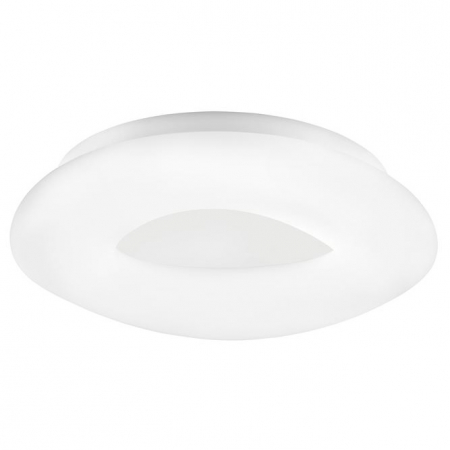 Plafoniere LED - Plafoniera LED dimabila din acril alba Sema Ø 45/60/80 cm, baza metal, 9106241 - Novaluce