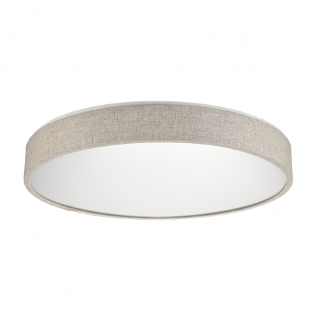 Plafoniere LED - Plafoniera LED dimabila Floria Ø 48 cm, material textil bej/gri, AZ 2716 - Azzardo