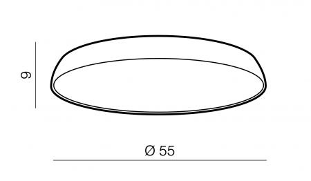 Plafoniera LED dimabila Hilm Ø 41/55 cm, alba/gri/neagra, 3000K/4000 K, design minimalist, AZ 2730 - Azzardo [4]