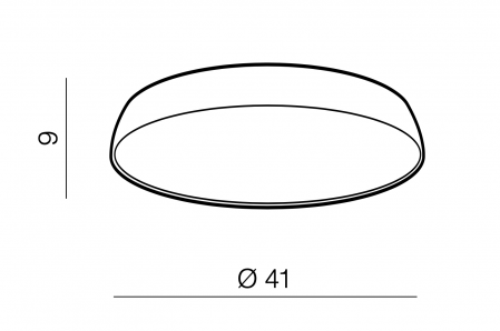 Plafoniera LED dimabila Hilm Ø 41/55 cm, alba/gri/neagra, 3000K/4000 K, design minimalist, AZ 2730 - Azzardo [3]