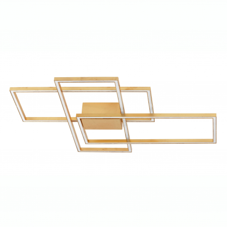 Plafoniera LED dimabila Shiri 90x67 cm alba/neagra/aurie, stil minimalist forma geometrica, 9508431 - Novaluce [14]