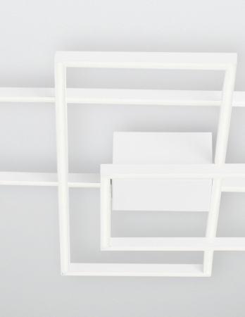 Plafoniera LED dimabila Shiri 90x67 cm alba/neagra/aurie, stil minimalist forma geometrica, 9977001 - Novaluce [3]