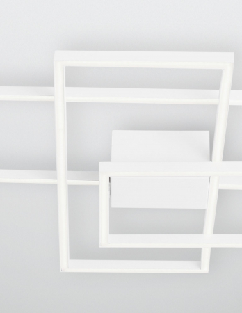Plafoniera LED dimabila Shiri 90x67 cm alba/neagra/aurie, stil minimalist forma geometrica, 9508431 - Novaluce [11]