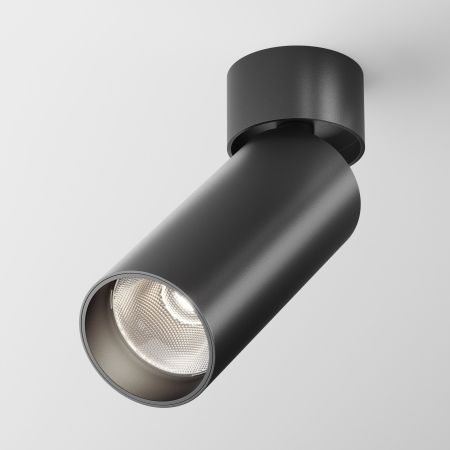 Produse - Plafoniera LED Focus C055CL-L12B4K-W-D-B, dimabila, 12W, 900lm, lumina neutra, IP20, neagra, Maytoni