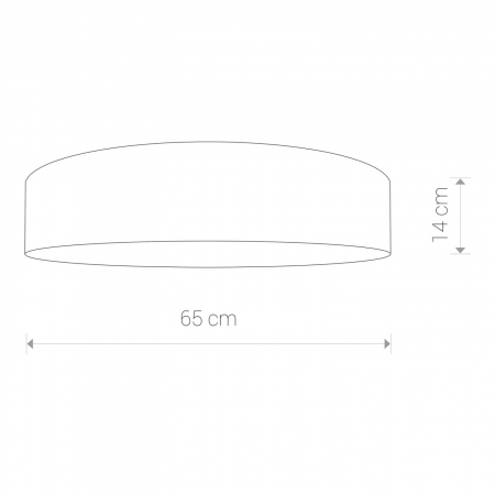 Plafoniera LED gri aspect piele crocodil, 65/100 cm otel-catifea, design Jolene, 8961 - Nowodworski [2]