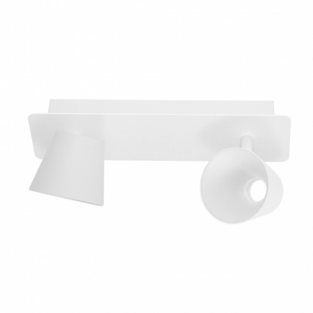 Plafoniere LED - Plafoniera LED liniara alba Dalen cu 2 spoturi reglabile, 9155362 - Novaluce