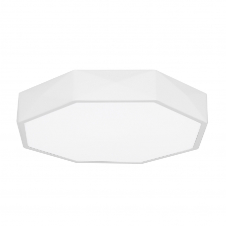Plafoniera LED moderna alba/neagra cu laterale model geometric Mayna Ø40 cm din metal, 9001491 - Novaluce [7]