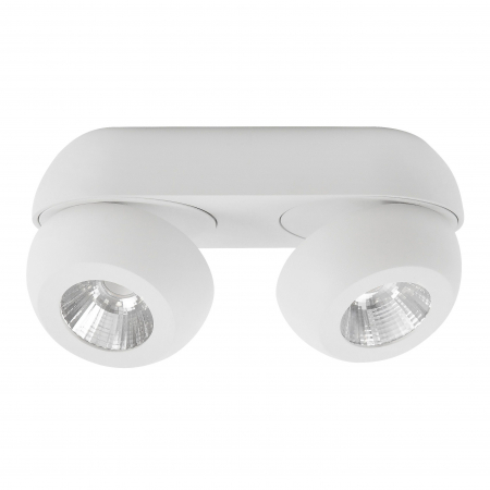 Plafoniera LED neagra/alba Tomin cu 2 spoturi rotative si ajustabile, 9105102 - Novaluce [6]