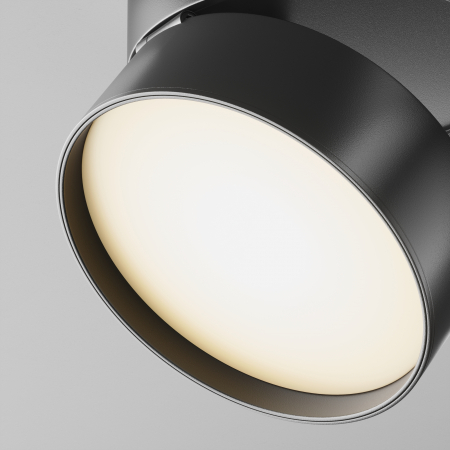 Plafoniera LED Onda C024CL-L18B, 18W, 1000lm, lumina calda, IP20, neagra, Maytoni [1]