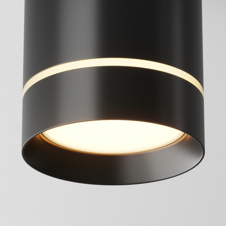 Plafoniera LED Orlo C085CL-9W3K-B, 9W, 250lm, lumina calda, IP20, neagra, Maytoni [1]
