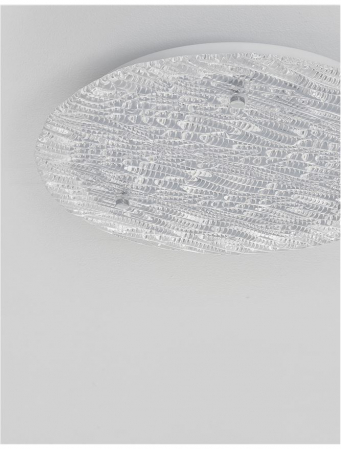 Plafoniera LED premium rotunda transparenta Jaime, Ø 43/53 cm, metal si cristal, 9624221 - Novaluce [6]