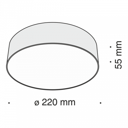 Plafoniera LED Zon C032CL-L48B4K, 48W, 4800lm, lumina neutra, IP20, neagra, Maytoni [25]